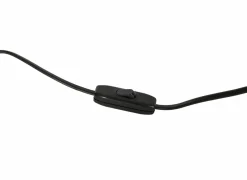 Lampenvoet E27 - metaal - zwart