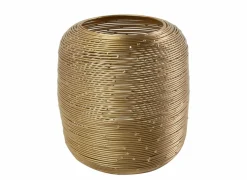 Lantaarn Ayla Ø20x19cm - metaal - goud