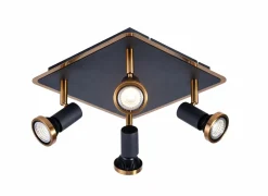 LED spot met 4 spots 5W GU10