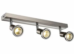 LED spot met 3 spots 5W GU10 chroom