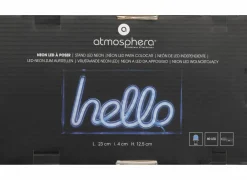 Ledlamp Neon Hello 23x15,5cm - kunststof - blauw
