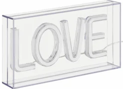 Ledlamp Neon Love 23x12,5cm - kunststof - roze