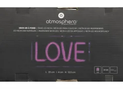 Ledlamp Neon Love 23x12,5cm - kunststof - roze