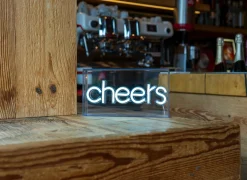 Ledlamp Neon 23x13cm - kunststof - wit