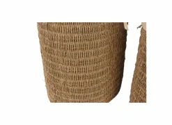Linnenmand Zea set van 2 - zeegras - beige