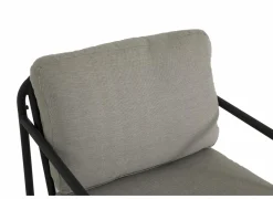 Loungeset Airy aluminium wicker - greige/zwart
