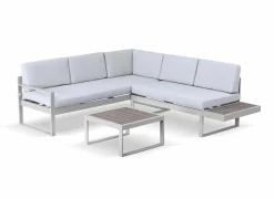 Loungeset Tonale aluminium polywood - greige