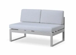Loungeset Tonale aluminium polywood - greige