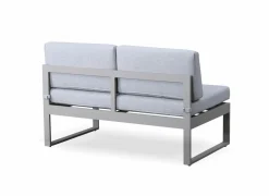 Loungeset Tonale aluminium polywood - greige