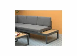 Loungeset Yin aluminium - antraciet