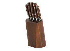 Messenblok Virtuose 5-delig - hout/roestvrij staal