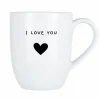 Mok Cosy I Love You 53cl - porselein - wit