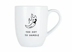 Mok Cosy Too hot to handle 53cl - porselein - wit