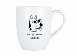 Mok Cosy Tu es mon soleil 53cl - porselein - wit