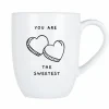 Mok Cosy You are the sweetest 53cl - porselein - wit