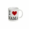 Mok I Love Mama 10x8cm - keramiek - wit