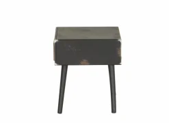 Nachtkastje Esperanto 40x40x46cm - den massief & decor - naturel & zwart