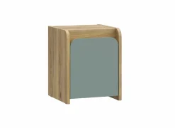 Nachtkastje Hoa 42x41x53cm - decor - mauvella eik & groen