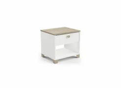 Nachtkastje Izzy 43x36x40cm - decor - kronberg eik & wit