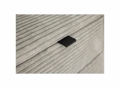 Nachtkastje Lara 44x44x39cm - polyester - lichtgrijs