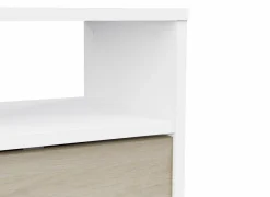 Nachtkastje Nano 41x28x51cm - decor - kronberg eik & wit