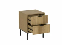 Nachtkastje Nevado 40x40x52cm - MDF melamine - wilde eik