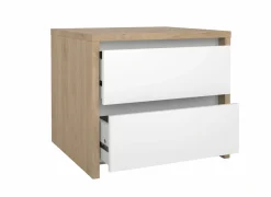 Nachtkastje Next 52x48H46cm - decor - wit & jackson hickory