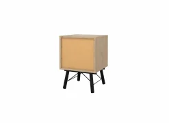 Nachtkastje Ry 44x41x60cm - decor - bruin & zwart