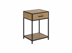 Nachtkastje 42x35x63cm - decor - eik