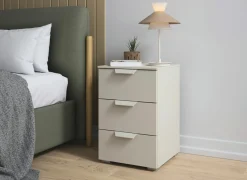 Nachtkastje 40x42x61cm - decor - champagne