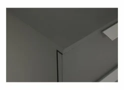 Nachtkastje 40x42x61cm - decor - grijs metallic