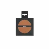 Onderzetters voor glazen Togo Ø10cm - lederlook - karamel - set van 4