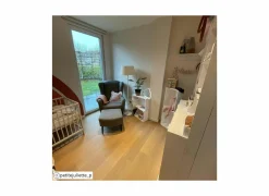 Oorfauteuil en poef Canto 76x80x107cm - stof - taupe