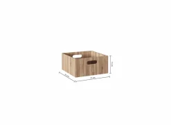 Opbergbox 30,5x30,5x15cm - FSC - naturel