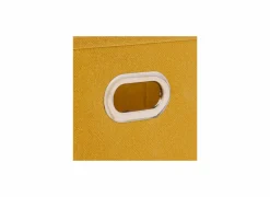 Opbergbox 31x15x15cm mosterd