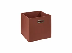 Opbergbox 31x31x31cm terracotta