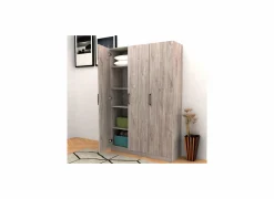 Opbergkast 120x40x180cm - decor - new grey oak