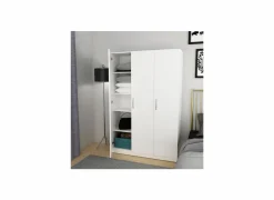 Opbergkast 120x40x180cm - decor - snow white