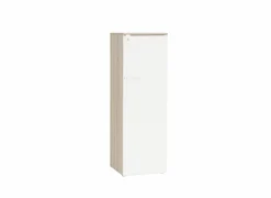 Opbergkast 46,5x42,5x141,6cm - melamine - olm & wit