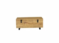 Opbergkoffer Josh 120x60x50cm - mango massief - naturel