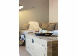 Opbergkoffer Opium 130x48x45cm - gerecycleerd den massief - naturel