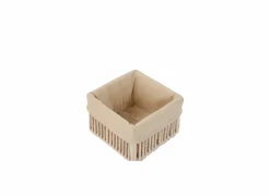 Opbergmand Solea set van 2 - geweven touw & katoen - beige