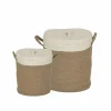 Opbergmand Vergara set van 2 - jute - naturel