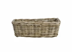 Opbergmand 45,4x23,9x14,7cm - rotan - bruin