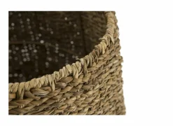 Opbergmand Yang Ø50x44cm - zeegras - naturel