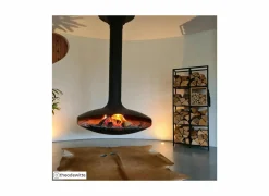 Opbergrek Amulet 62x32x155,5cm - metaal - zwart