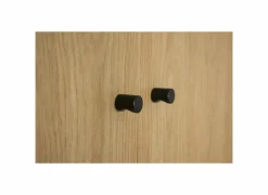 Opbergrek Aware 80x40x222cm - melamine & metaal - eik