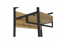 Opbergrek Aware 60x40x220cm - melamine & metaal - eik