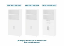 Opbouwset Prima 83,7cm - decor - wit