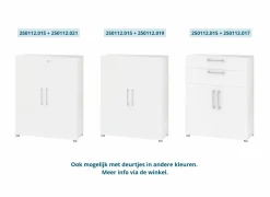 Opbouwset Prima 83,7x105,4cm - decor - wit